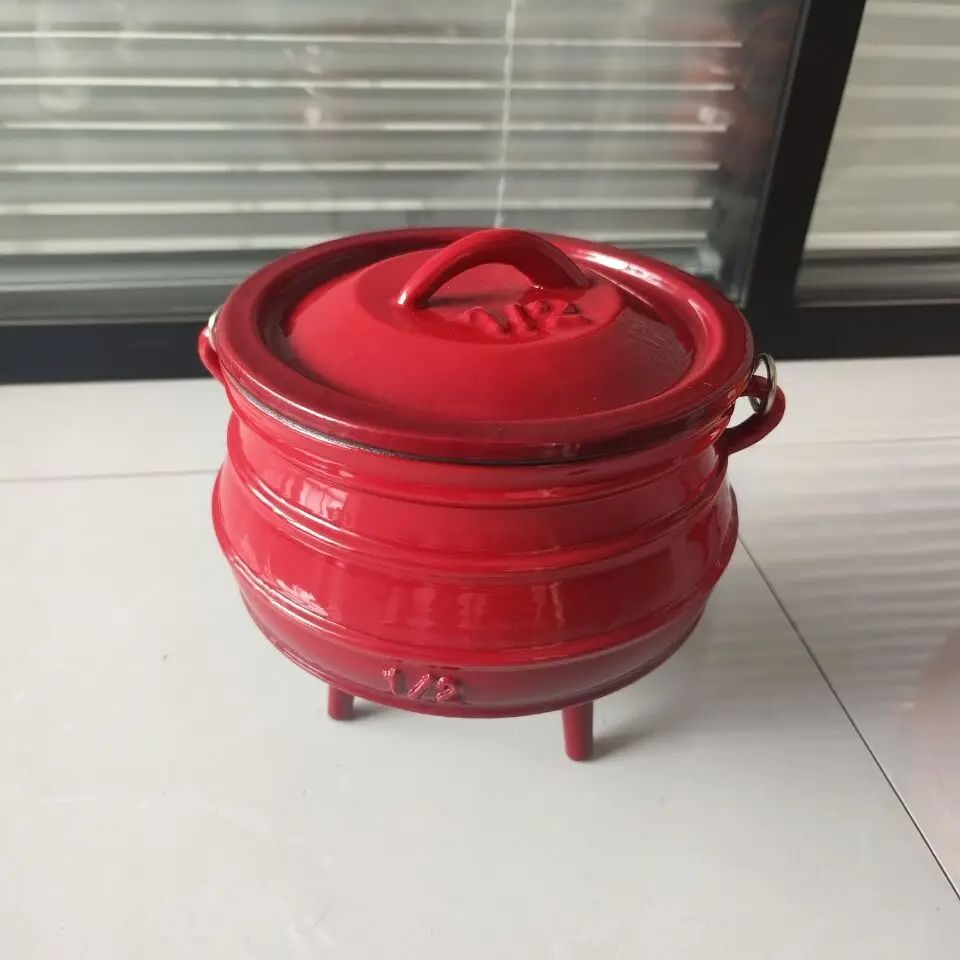 Dutch Oven Enamel - 1/2 # Dökme Demir Emaye Kaplı