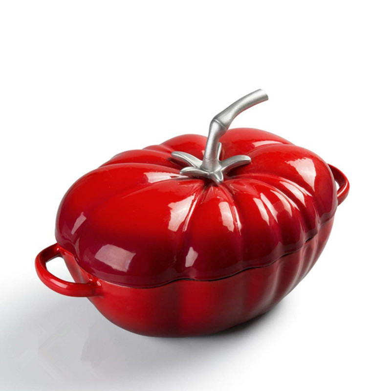 Dutch Oven Enamel - 25 cm Domates Emaye Dökme Demir