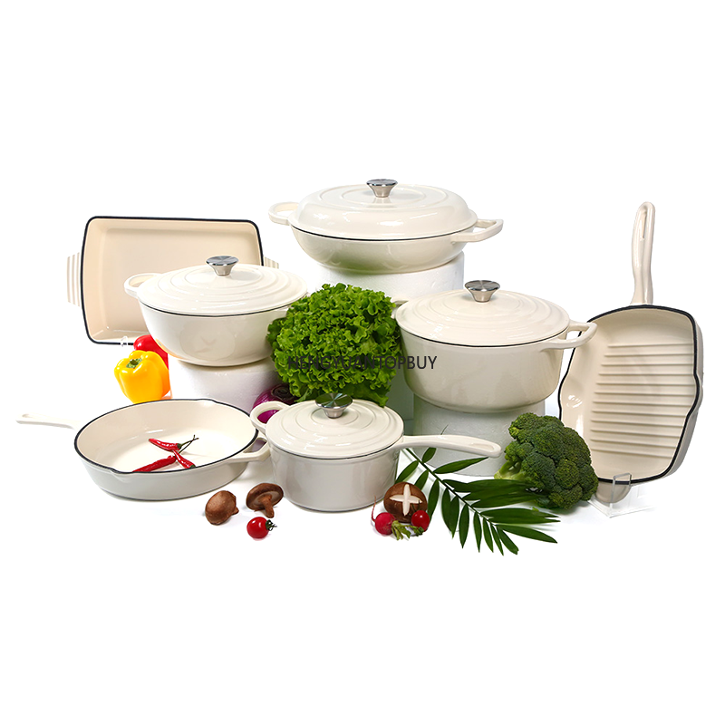 Dutch Oven Enamel - Modern Tasarım Emaye Kaplı Dökme Demir