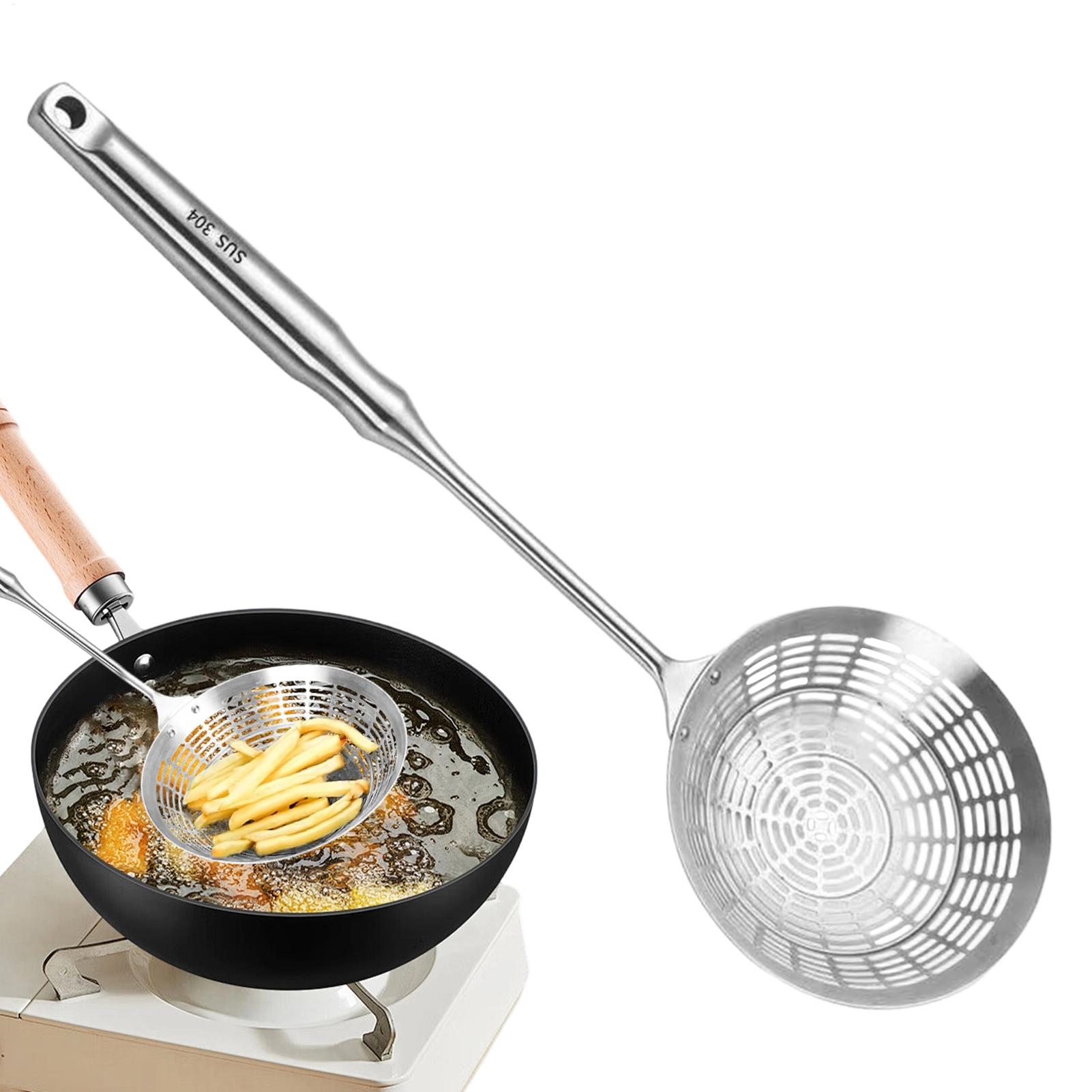 Home Cooking In French - Uzun Saplı Süzgeç, Büyük Derin Kepçe,