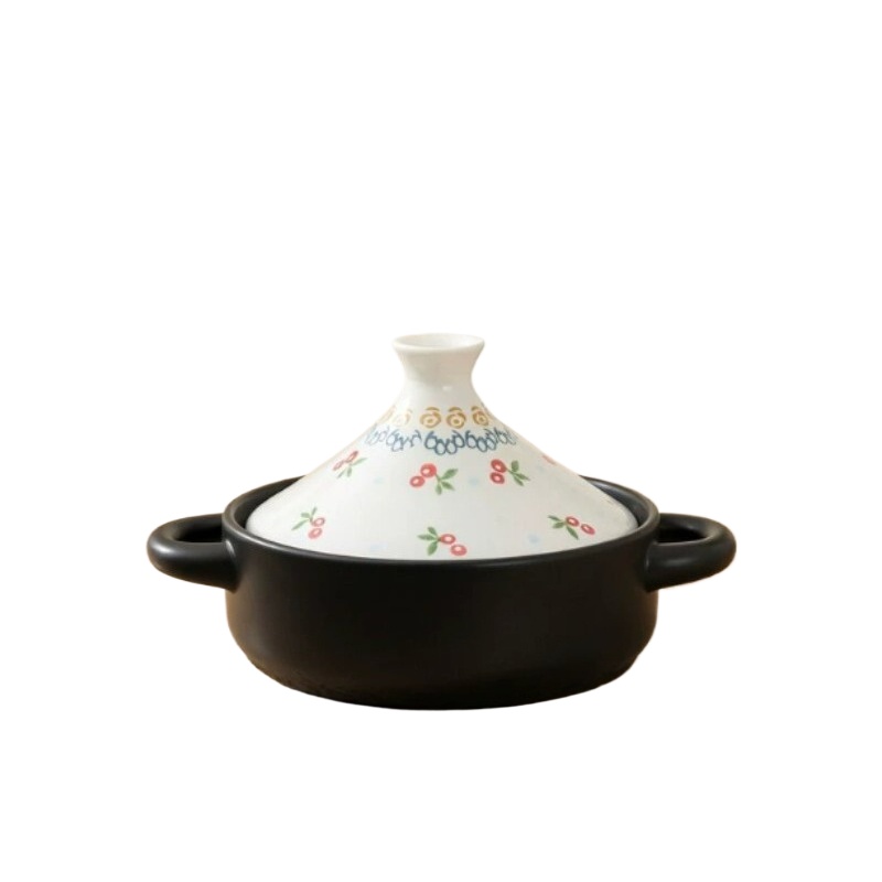 Tagine Clay Pot - Fas Tagine Tenceresi, Kademeli Toz Kil