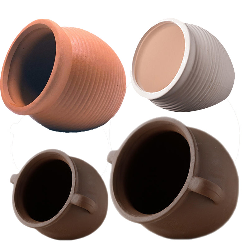 Tagine Clay Pot - Mini Seramik Tanklar Balık Karides Evi