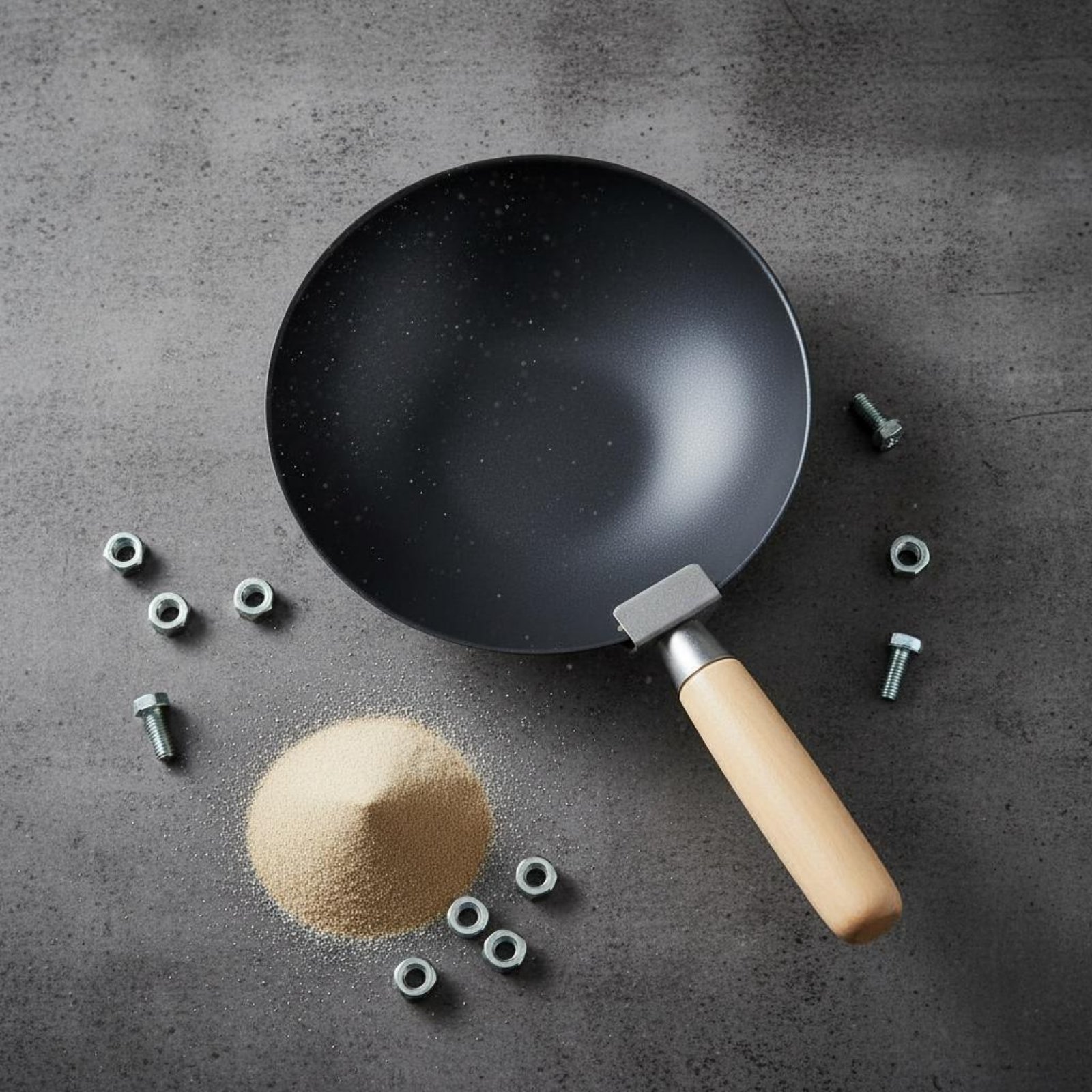 Çimento Karıştırma Kazanı Aşın - Wok Carbon Steel incelemesi ve fiyatı