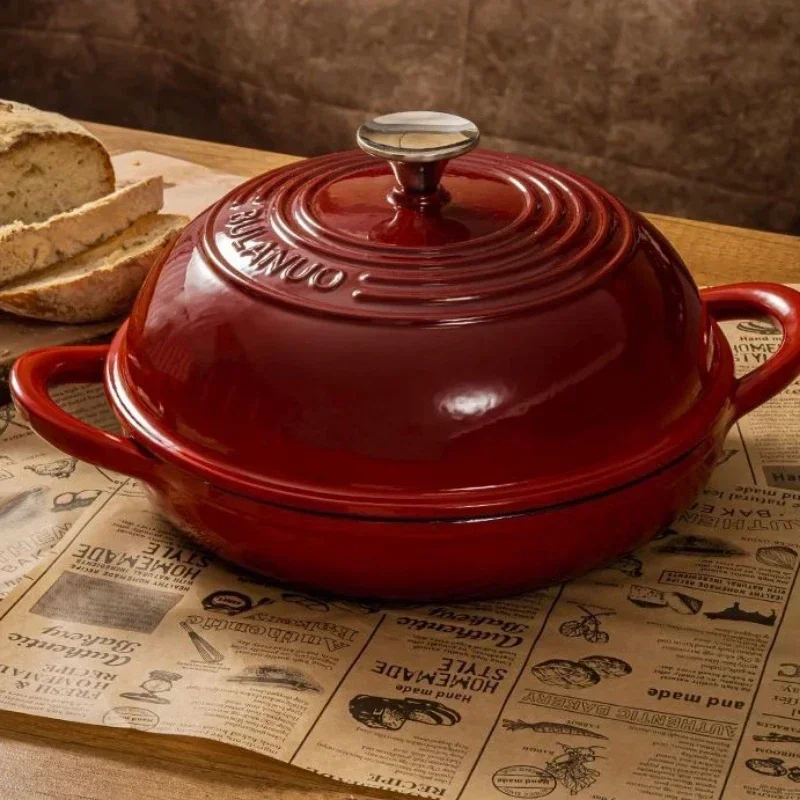 11 İnç Kırmızı Emaye Kaplı Dök - Dutch Oven Enamel incelemesi ve fiyatı
