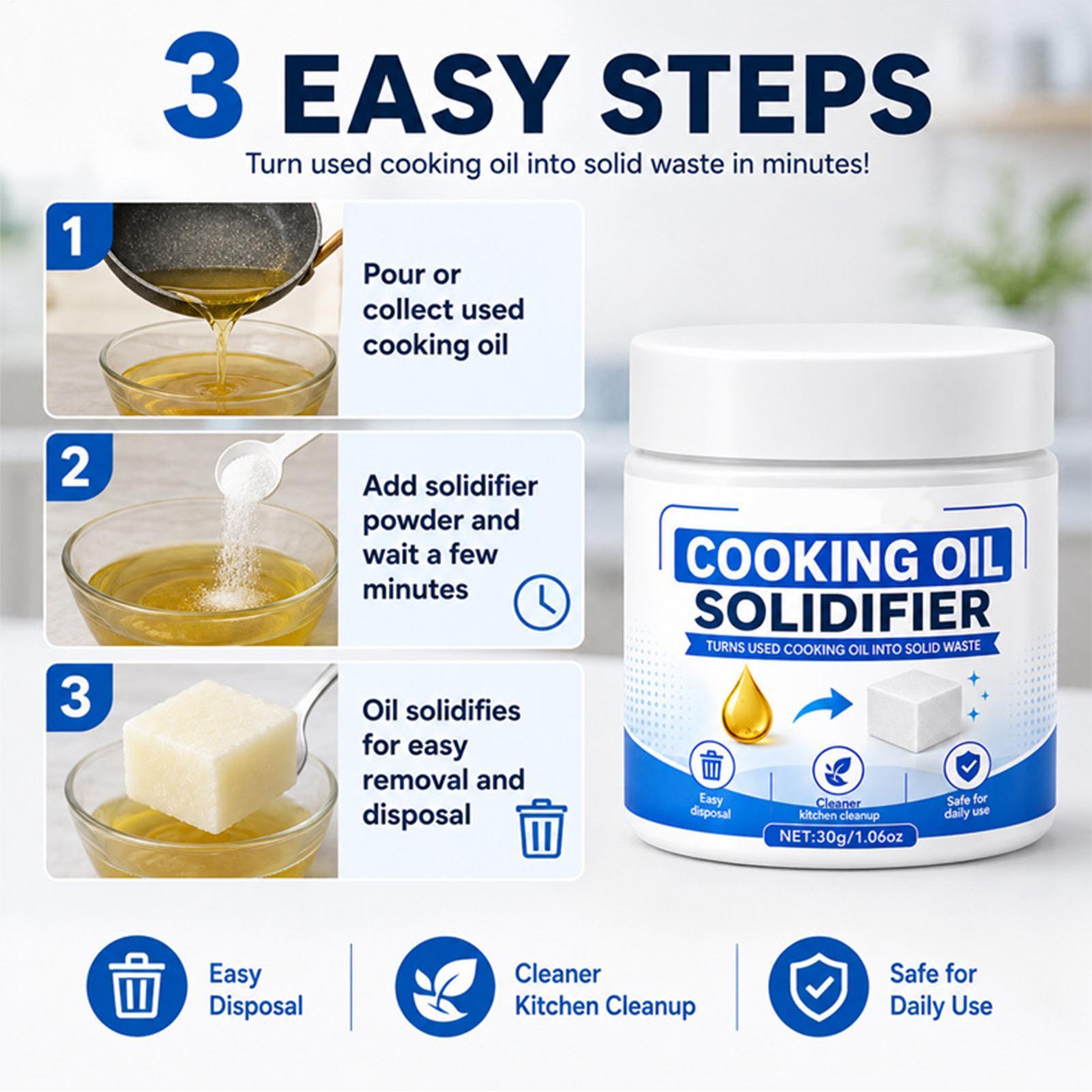 30g Yemeklik Yağ Katılaştırıcı - Home Cooking Oil Disposal incelemesi ve fiyatı