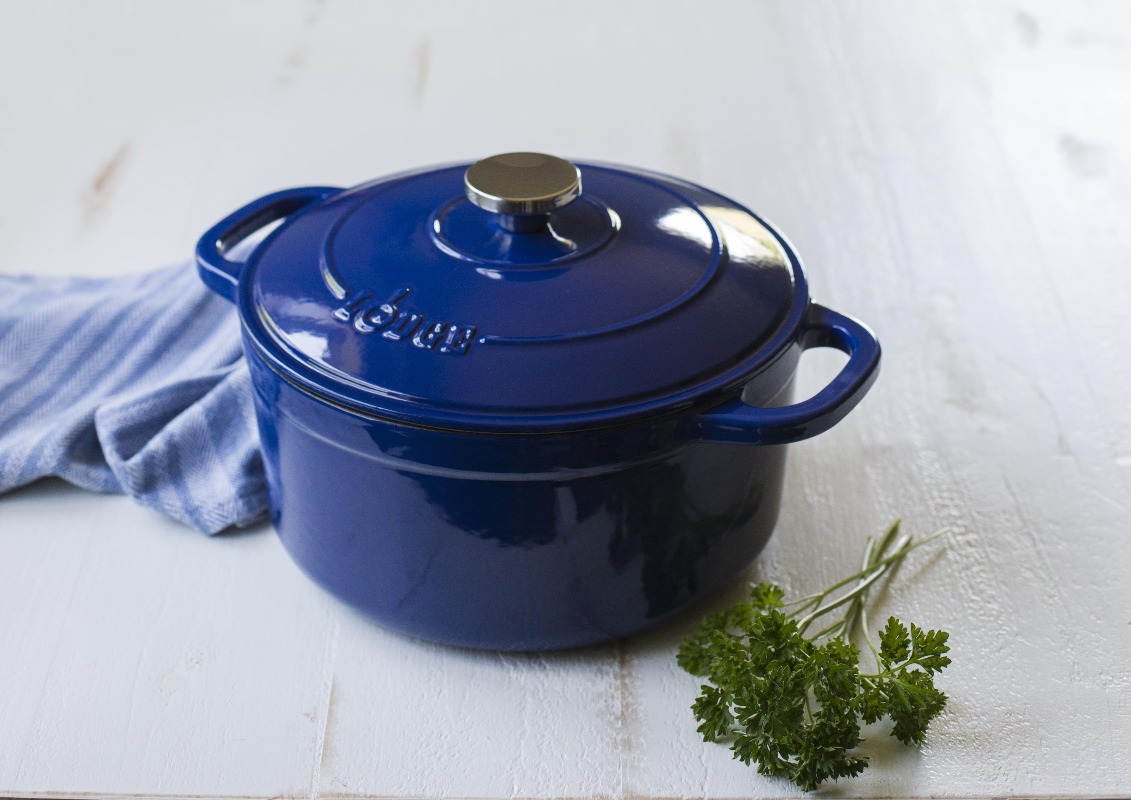 Lodge Dökme Demir 5.5qt İndigo - Dutch Oven Enamel incelemesi ve fiyatı