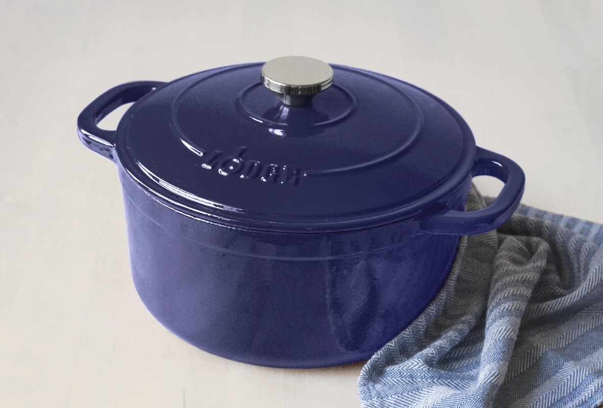 Lodge Dökme Demir 5.5qt İndigo - Dutch Oven Enamel incelemesi ve fiyatı