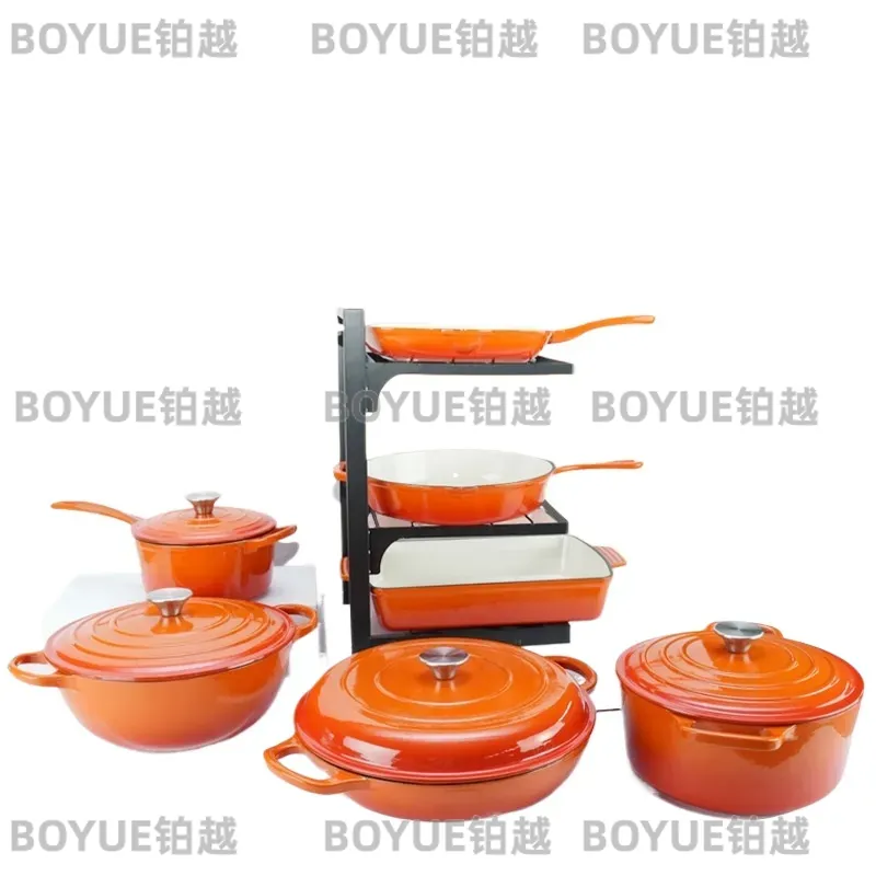 7 Parça Dökme Demir Emaye Tenc - Dutch Oven Enamel incelemesi ve fiyatı