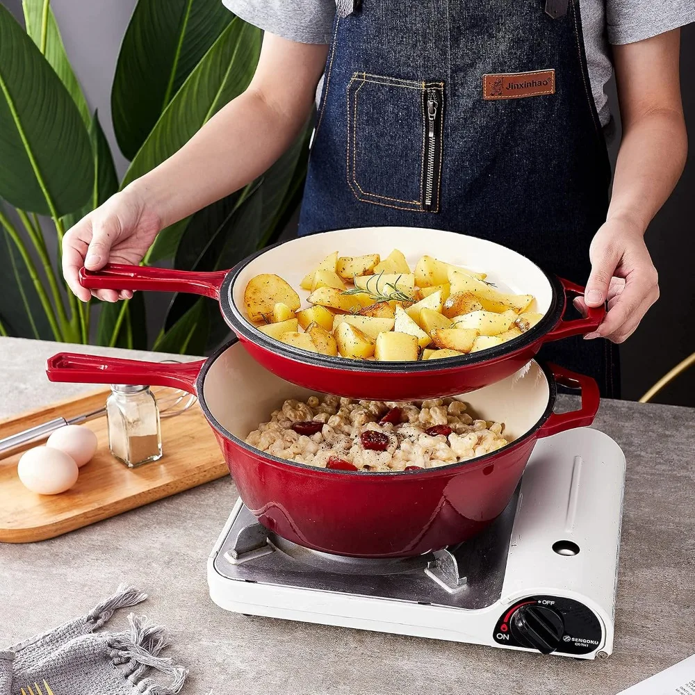 2'si 1 Arada Dökme Demir Emaye - Dutch Oven Enamel incelemesi ve fiyatı
