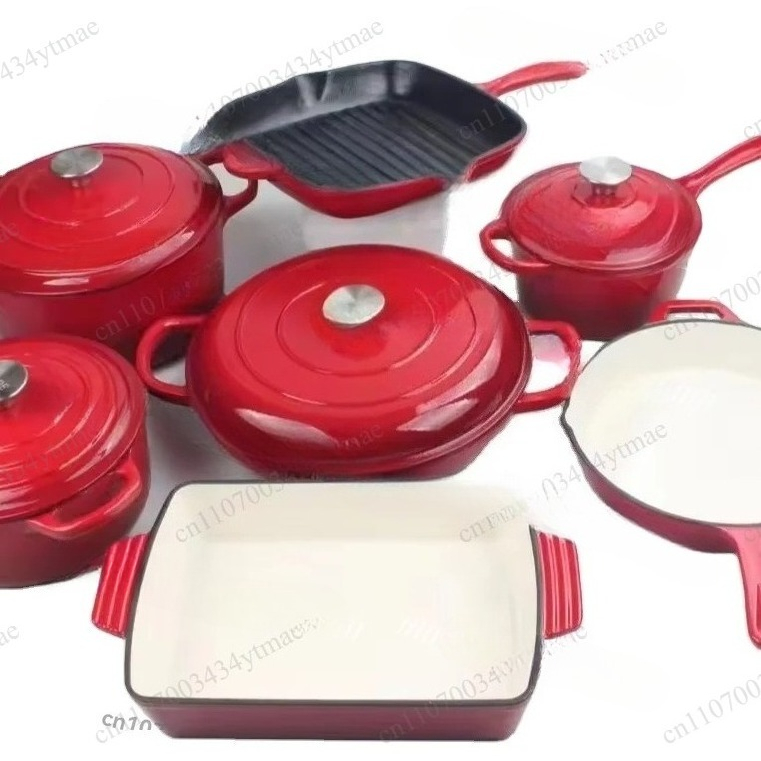 7 Parça Emaye Kaplı Dökme Demi - Dutch Oven Enamel incelemesi ve fiyatı